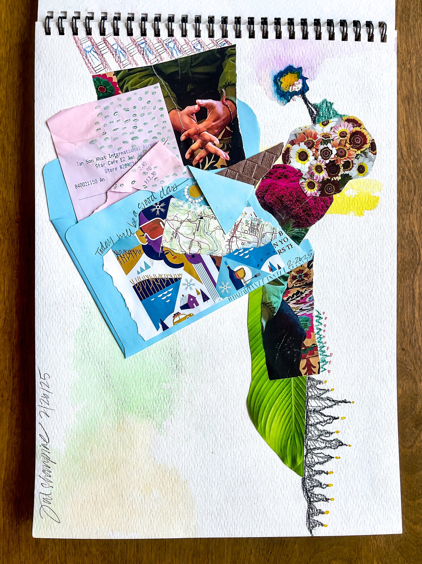 Sketchbook containing 8 Original Works plus Cover Art