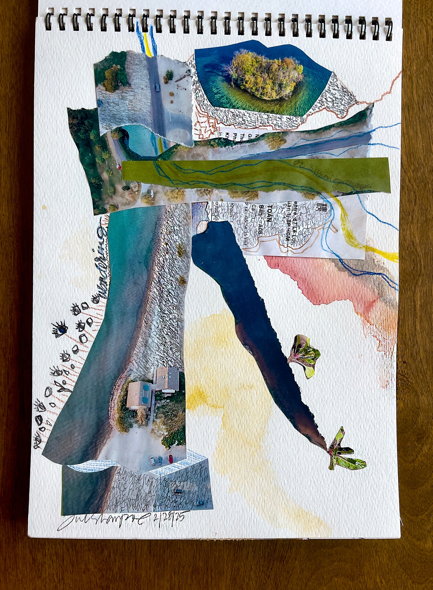 Sketchbook containing 8 Original Works plus Cover Art