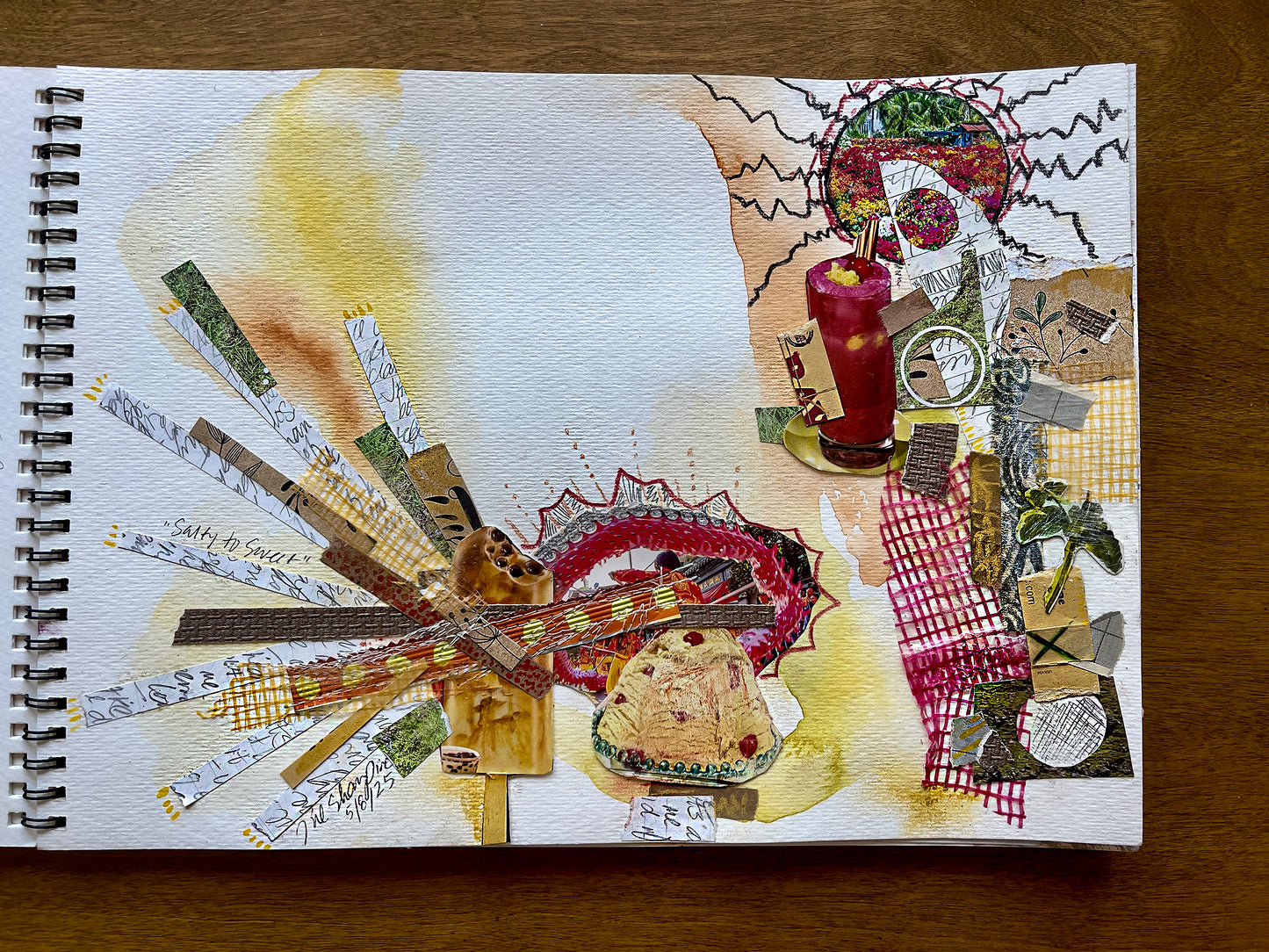Sketchbook containing 8 Original Works plus Cover Art