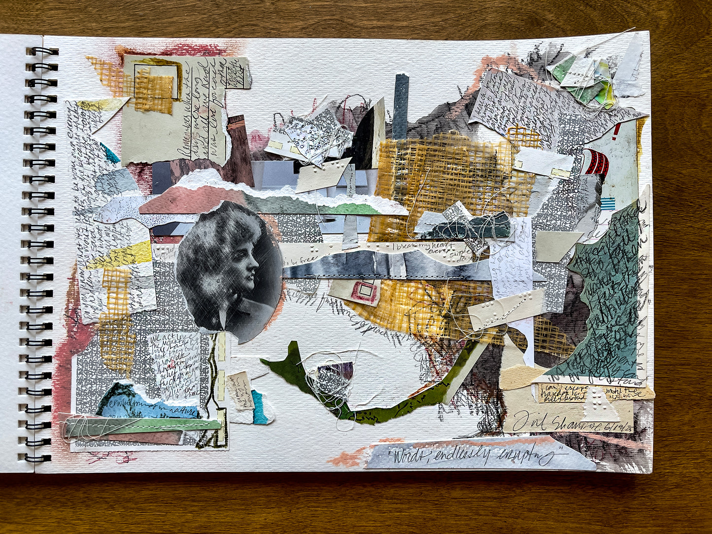 Sketchbook containing 8 Original Works plus Cover Art