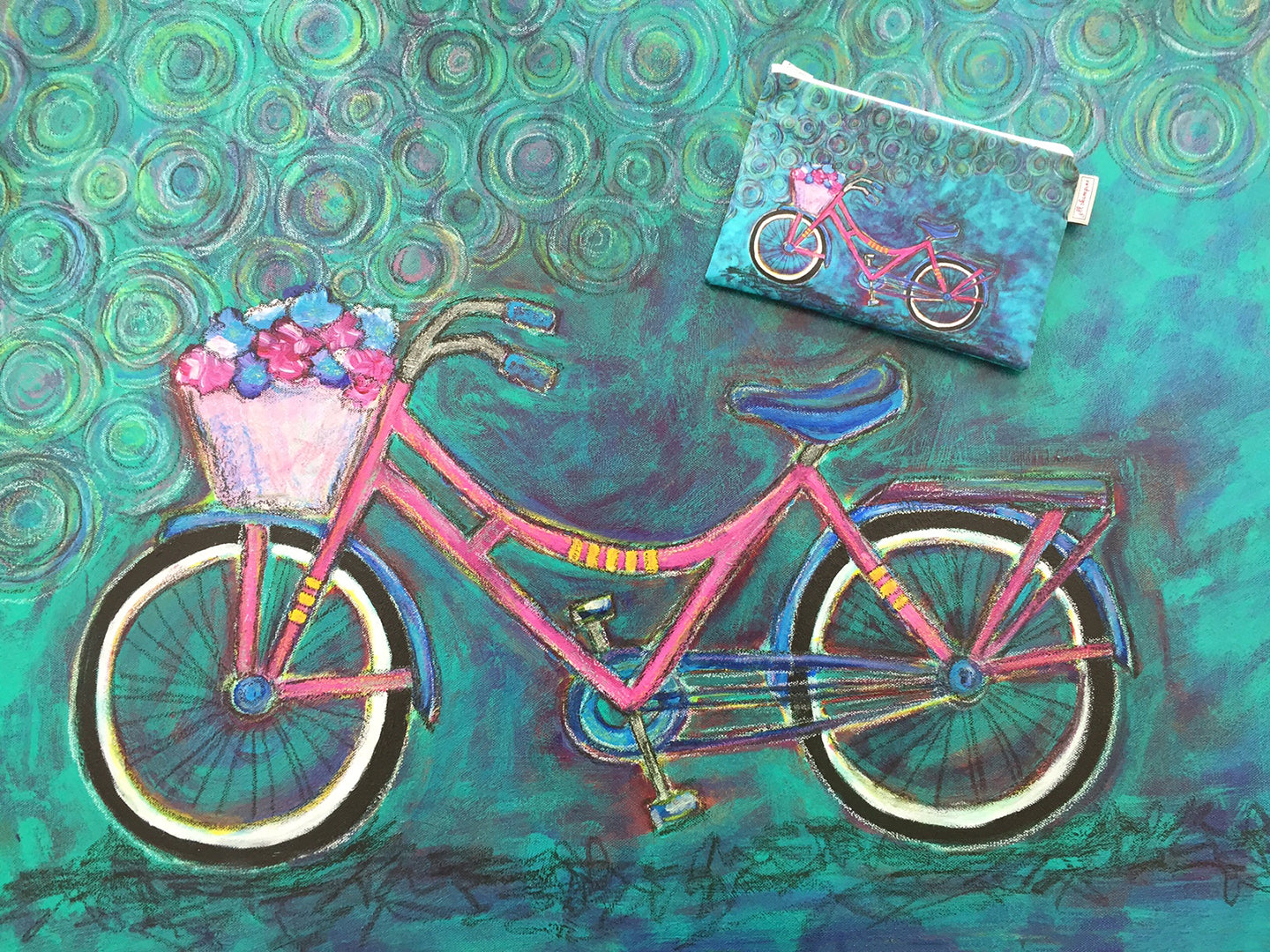 Pink Bike Bag