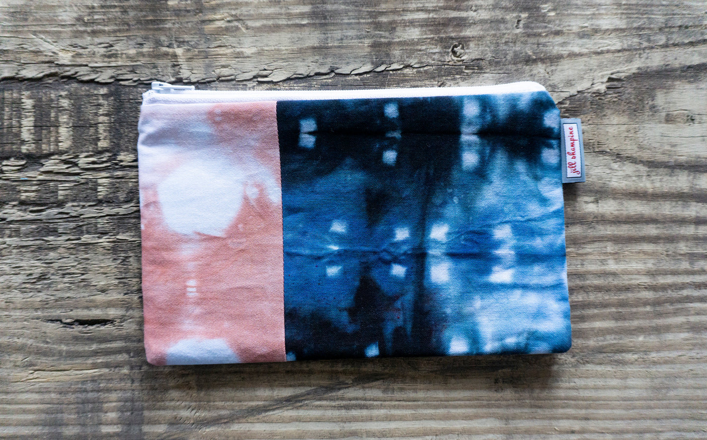 Hand Dyed Medium Pouch #1